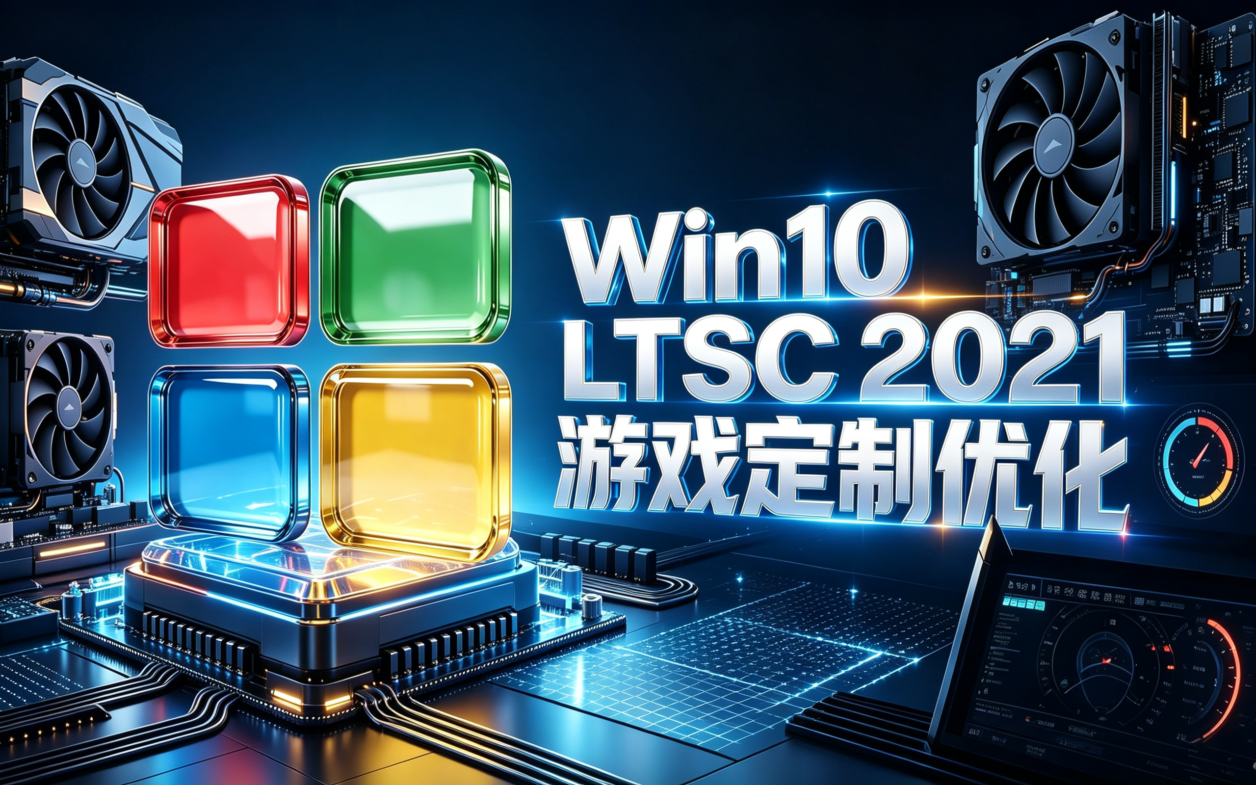 【不忘初心游戏版】【太阳谷】Windows10 LTSC2021（19044.7663）Win10 游戏定制优化服务器系统，内置4个版本：LTSC企业版、苹果Mac字体美化版！整合游戏组件、离线运行库