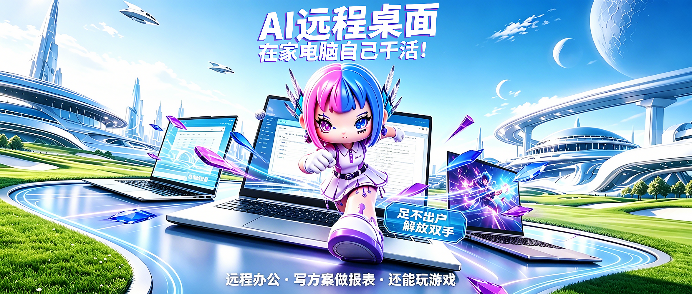 AI原生远程桌面 QuickDesk v4.2.0.0,免费远程桌面软件,内置MCP Server,让任何AI Agent都能看到和操控远程电脑,将AI模型“从只能操作本机”扩展到“操作世界上任何一台